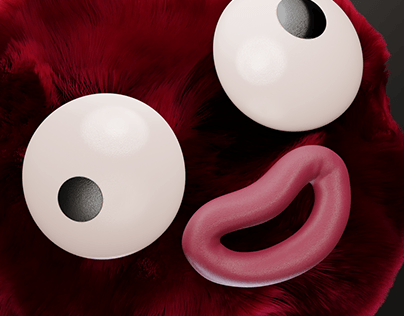 Project thumbnail - DERPY FUR BALL • 3D Character