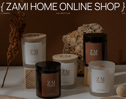 Интернет-магазин ZAMI HOME/web design/interior/UX/UI