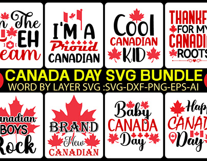 CANADA DAY SVG BUNDLE