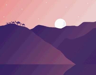 Desert Night Illustration