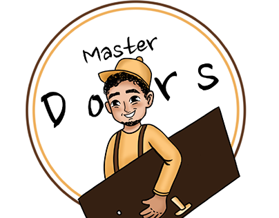 Логотип для компании дверей, Master Doors