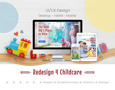 Redesign Childcare Service | Kid's Place