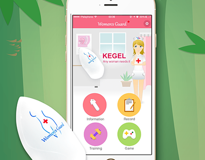 UI/UX | Kegel exercise with app