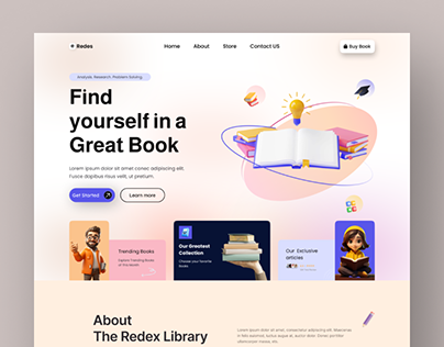 E-Book Web Landing page