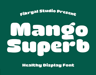 Project thumbnail - Mango Superb – Healty Display Font