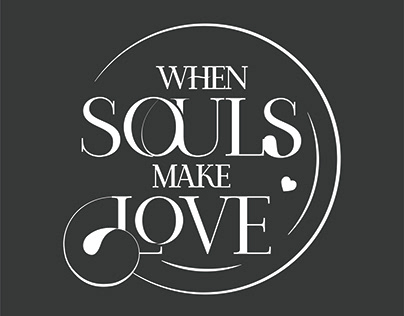 Logo animation for 'When Souls Make Love'