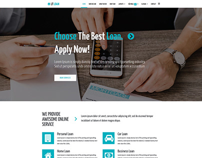 Marketplace - LT Loan - Joomla Loan website template