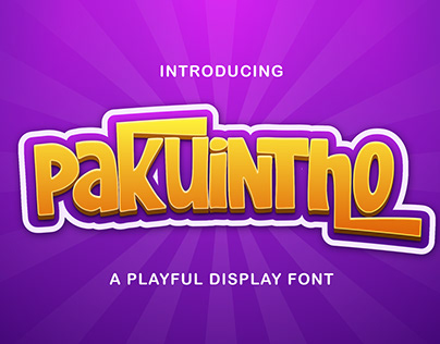 Pakuintho - Playful Display Font