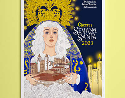 Cartel Semana Satna Cáceres