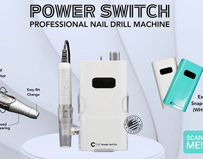 Chisel Power Switch Drill Machine Animation