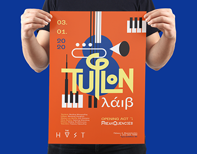 Tuflon band - poster design