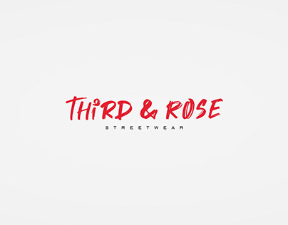 Third & Rose – logo, web banner, pattern
