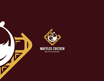 Waffles Chicken Logo Design