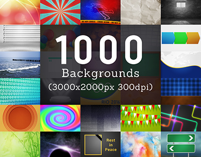 1000 Backgrounds Bundle Pack