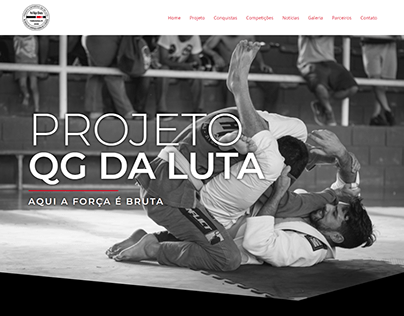Projeto QG da Luta - Web Site