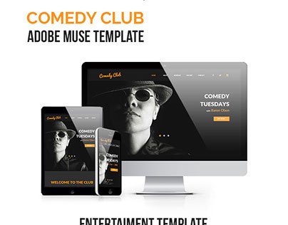 Comedy Club - Entertainment Club Muse Template