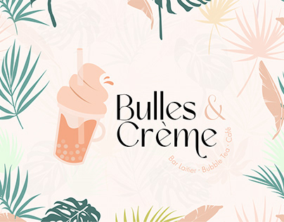 Bulles et crème - Site web et image de marque