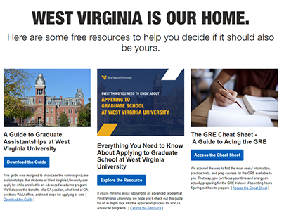 West Virginia University Graduate Admissions