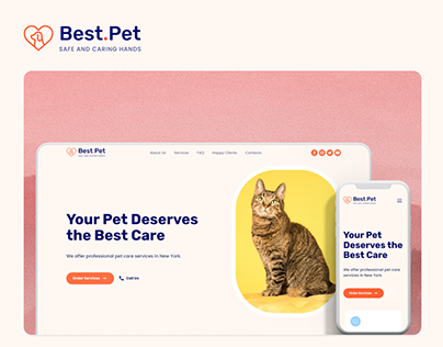 Pet Care Website Template