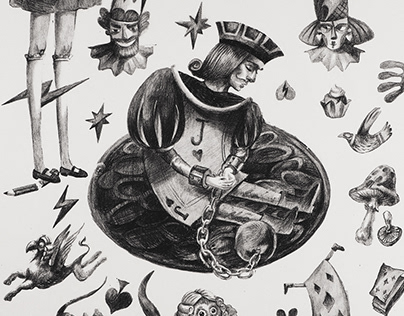 Alice in Wonderland. Chapter 11. Lithography