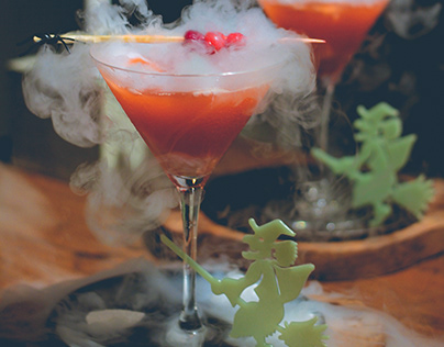 Out Of The Blue - Halloween Cocktails