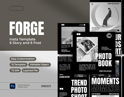 Forge Editorial Photography Instagram Template
