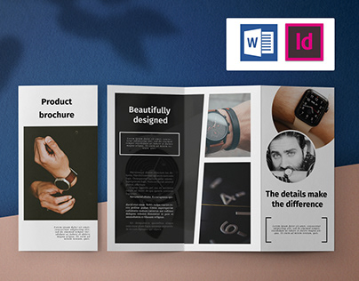 Product Trifold Brochure Template