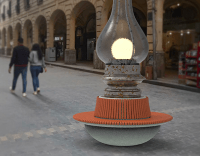 Oil Lamp Seating | Public Design