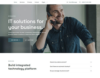 IT Services WordPress Website | Web Design