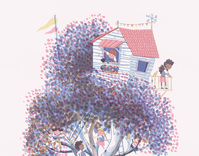 Dream Treehouse - Children's Book Illustration