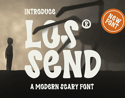 Los Send - Modern Scary Font