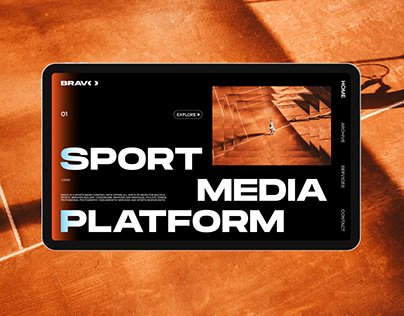 BRAVO — Brand Identity for Sports Media Platform