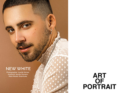NEW WHITE. Editorial for Art of Portrait