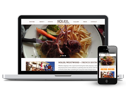 Soleil Westwood - Website Redesign