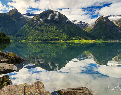 Strynevatnet Lake in Norway
