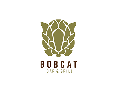 Bobcat Bar and Grill logo design