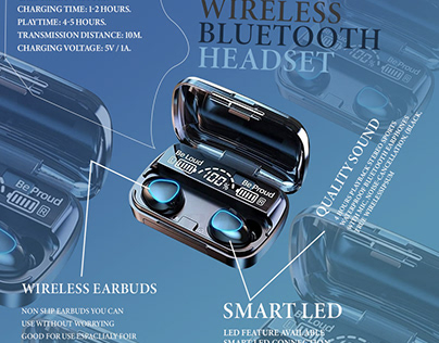 bluetooth headset m10