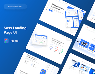 SaaS Landing Page - UIUX Design