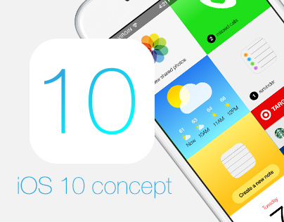 iOS 10 concept