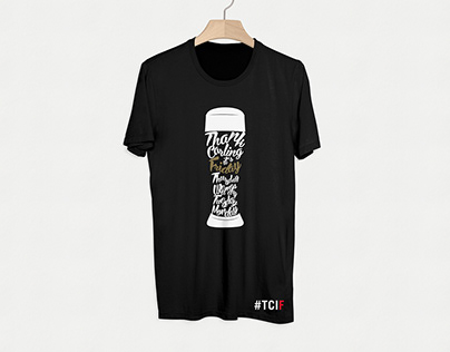 Carling Black Label T-shirt design
