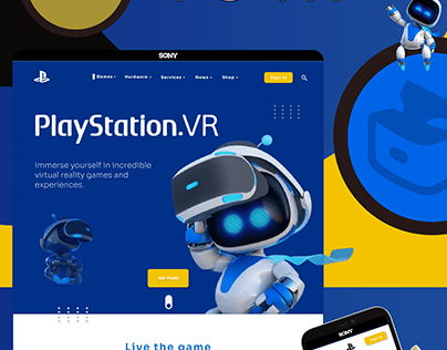 PlayStation Website Redesign | SONY