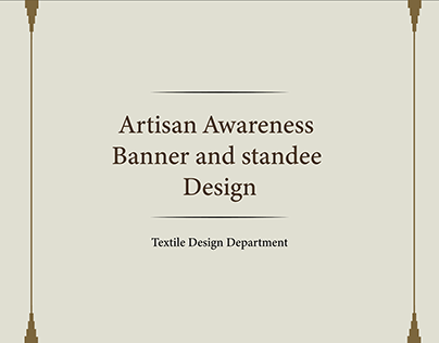Artisan Awareness Textile Design | Banner