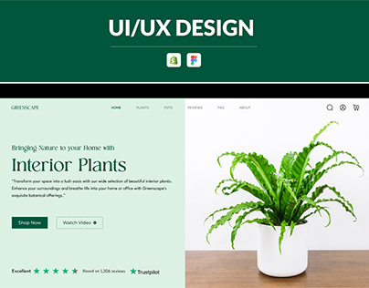 GreenScape Interior Plants Web Design