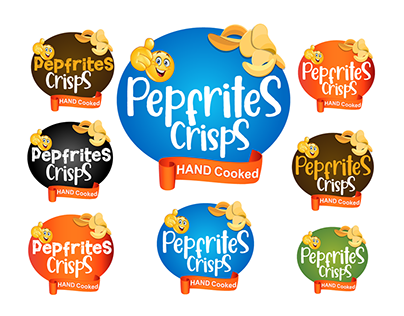 Pepfrites Crisps Branding