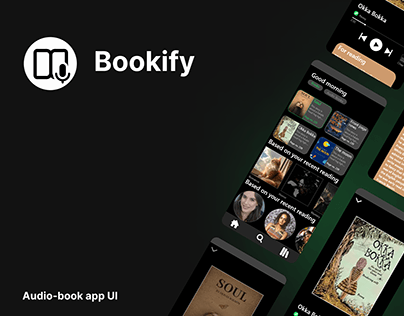 Bookify- Audio books app design