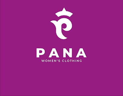 Дизайн логотипа магазина женской одежды PANA