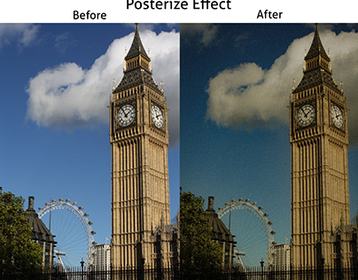 Clocktower Posterize Effect