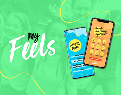 MyFeels Mental Health Mobile App Design