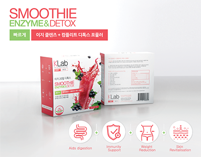 Klab - Enzyme&Detox/SlimControl Packaging