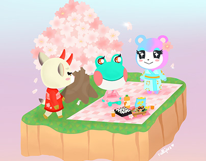 Animal Crossing Inspired Illustrations